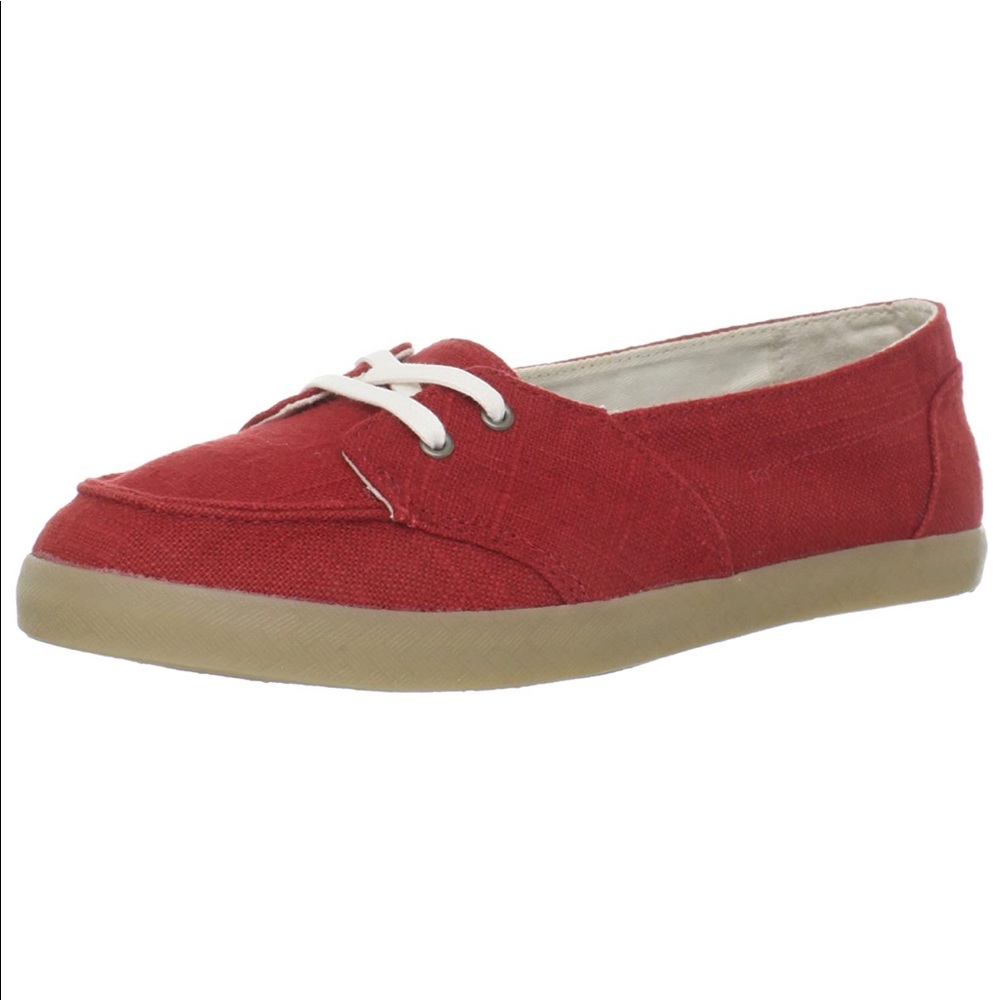 Reef deckhand red shoes